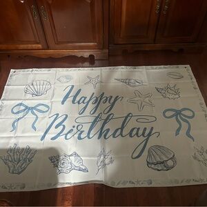 Beach Theme Happy Birthday